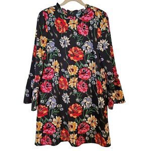 Fleur Bleue floral dress. Size 12.